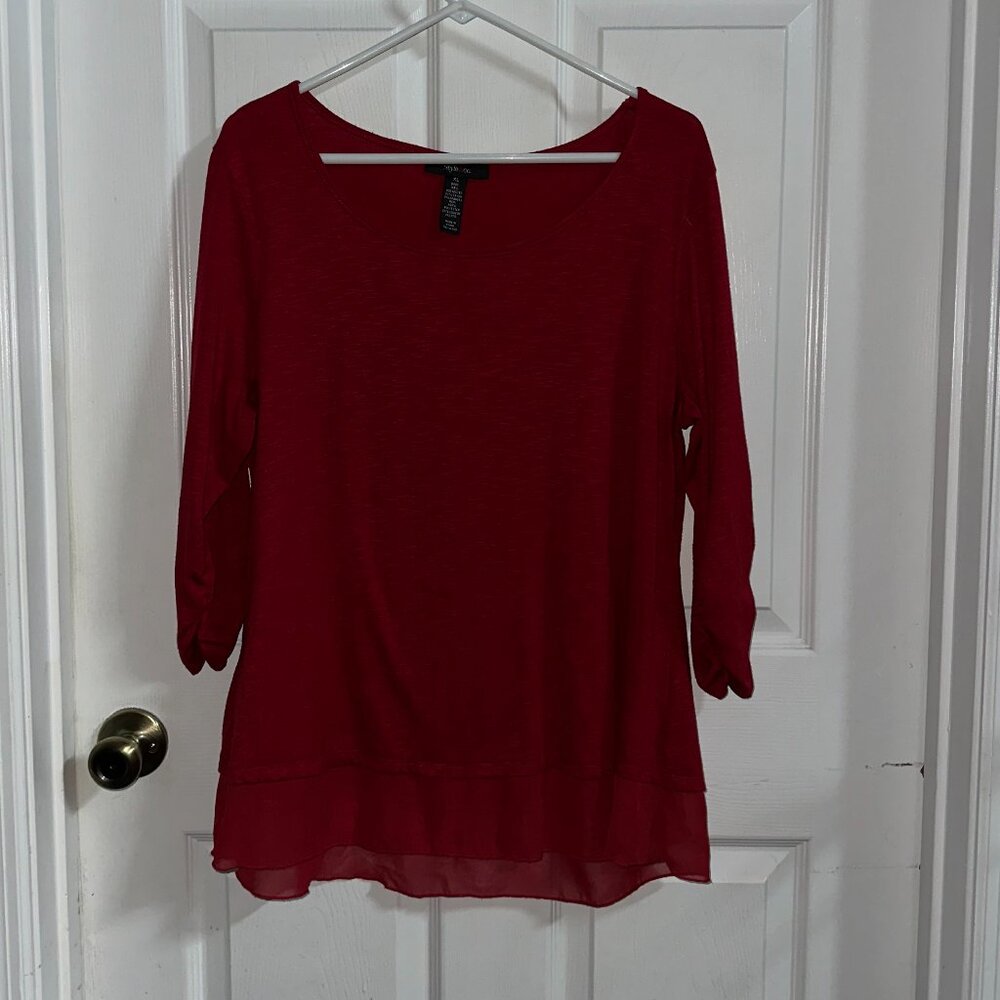 Excellent Style & Co Top XL
